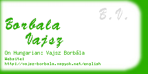 borbala vajsz business card